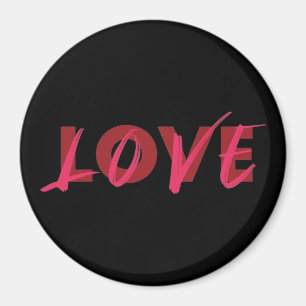 Modern, vibrant, cool, trendy design of Love Magnet