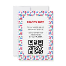 Modern Vibrant Flower Power Wedding Pattern,