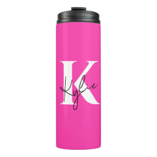 Modern Vibrant Personalised Monogram -  Thermal Tumbler