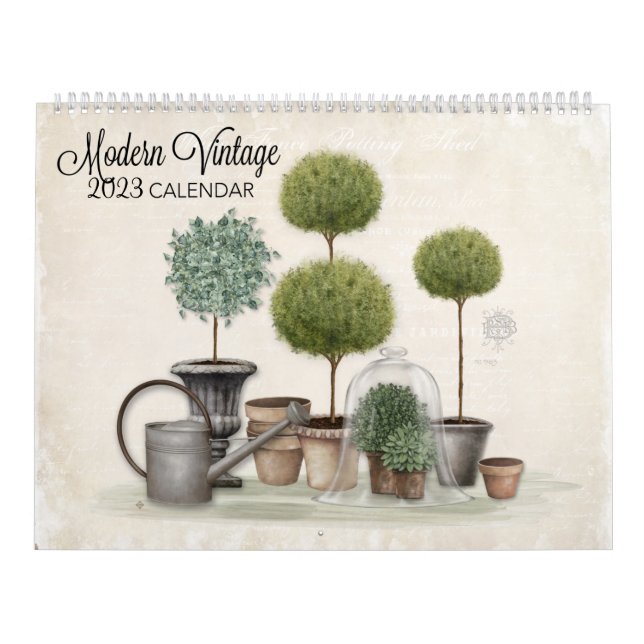Modern Vintage 2023 Calendar (Cover)