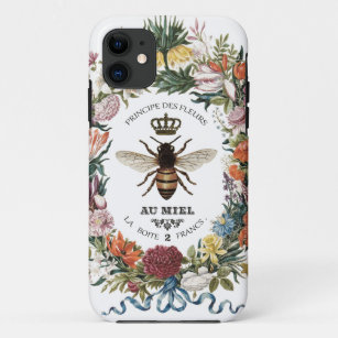 MODERN VINTAGE BOTANICAL QUEEN BEE Case-Mate iPhone CASE