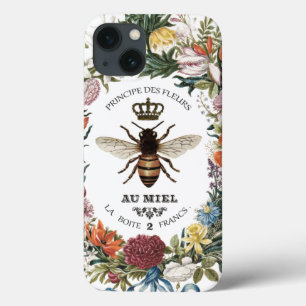MODERN VINTAGE BOTANICAL QUEEN BEE iPhone 13 CASE