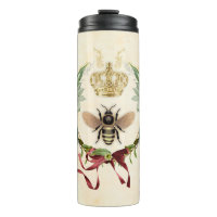 Modern Vintage Botanical Queen Bee