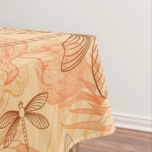 modern vintage butterflies tablecloth
