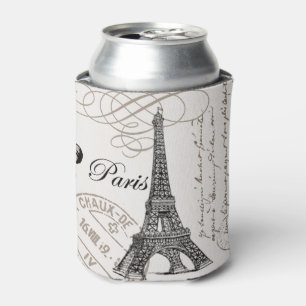 MODERN VINTAGE EIFFEL TOWER CAN COOLER