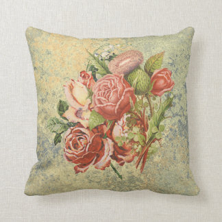 Modern Vintage Flowers Cushion