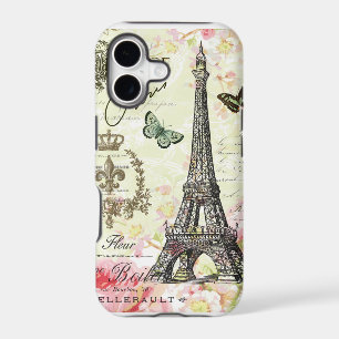 modern vintage french eiffel tower