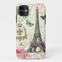 modern vintage french eiffel tower