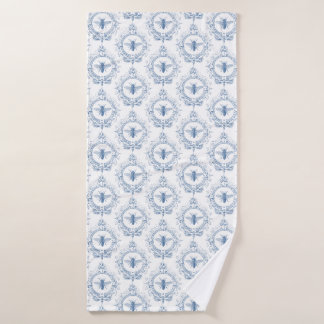 Modern Vintage French farmhouse bee Bath Towel