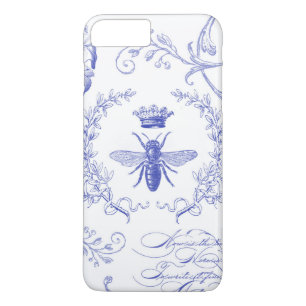modern vintage french queen bee iphone case