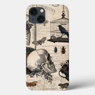 Modern Vintage Halloween Garden iPhone 13 Case