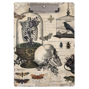 Modern Vintage Halloween Garden Clipboard