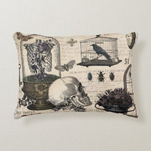 Modern Vintage Halloween Garden Decorative Cushion