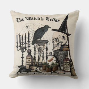 Modern Vintage Halloween pillow
