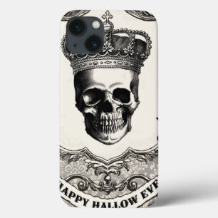 Modern Vintage Halloween skull iPhone 13 Case