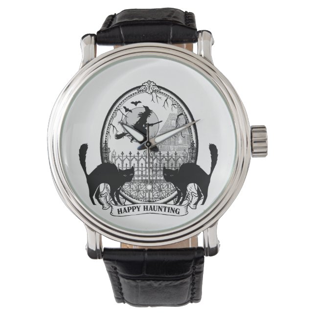 modern vintage Halloween witch Watch (Front)