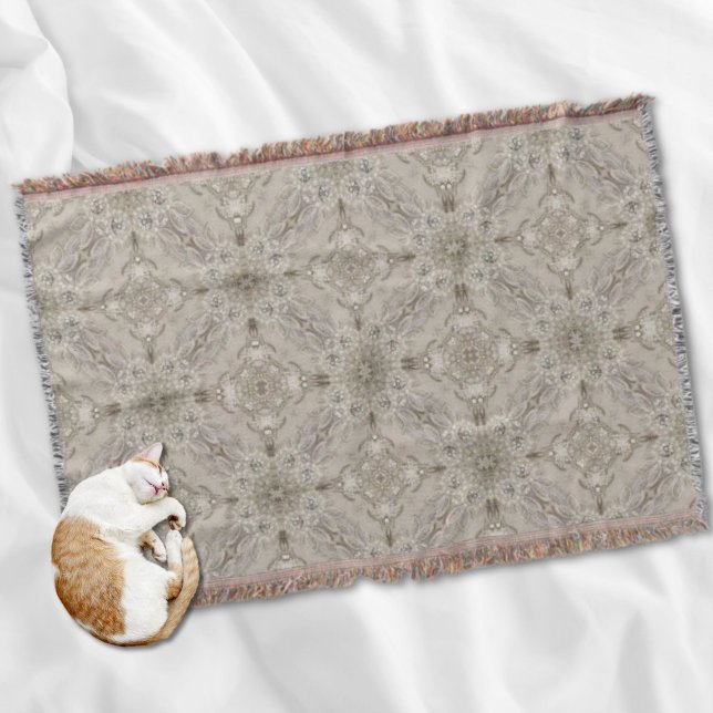 modern vintage paris fashion elegant gray beige  throw blanket (modern vintage paris fashion elegant gray beige throw blanket)