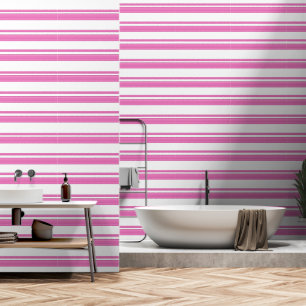 modern vintage pink abstract lines wallpaper