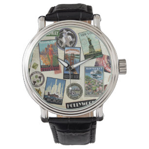 Modern Vintage Travel USA Watch