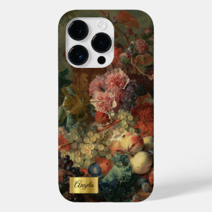 Modern Vintage Victorian Still Life Flowers Art Pe Case-Mate iPhone 14 Pro Case