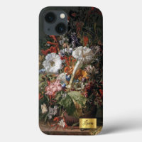 Modern Vintage Victorian Still Life Flowers Art Pe