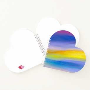 Modern Violet and Golden Ray Abstract Notebook