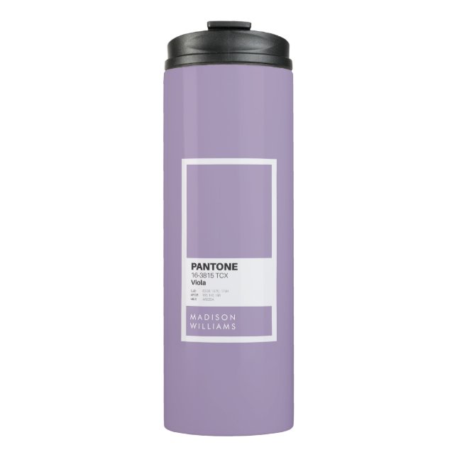 Modern Violet Travel Tumbler | Minimalist Insulate (Front)