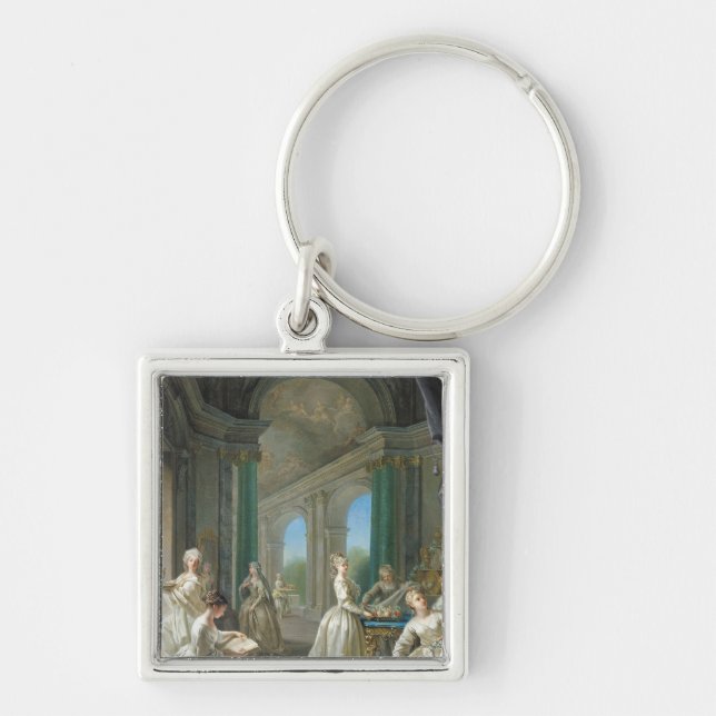 Modern Virgins, 1728 Key Ring (Front)