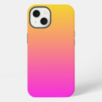Modern Vivid Magenta Yellow Gradient