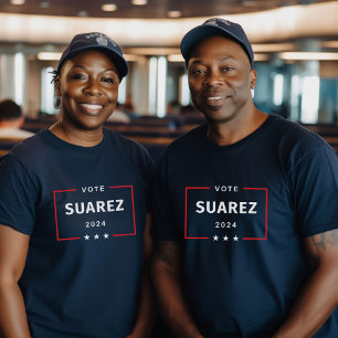 Modern Vote Francis Suarez 2024 Stars Box Dark T-Shirt