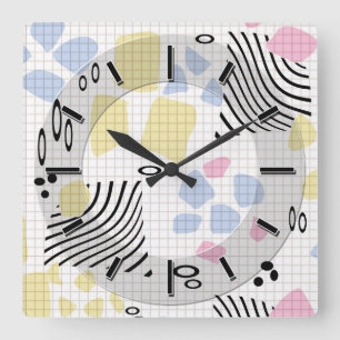 Modern wall clock design .