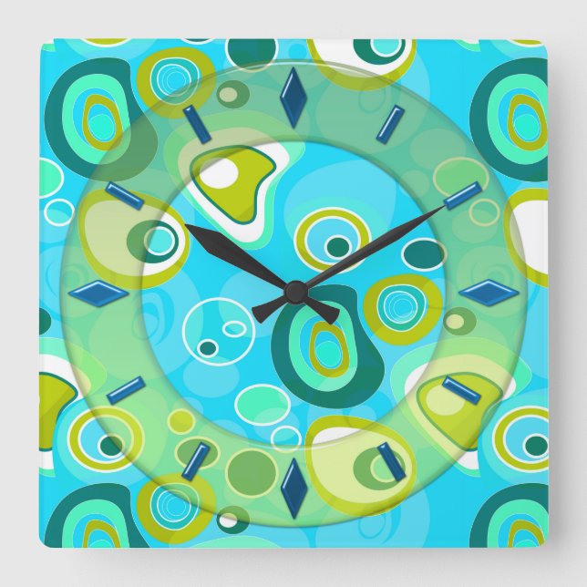 Modern wall clock design . (Front)