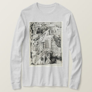 "Modern Warfare" ink drawing Basic T-shirt