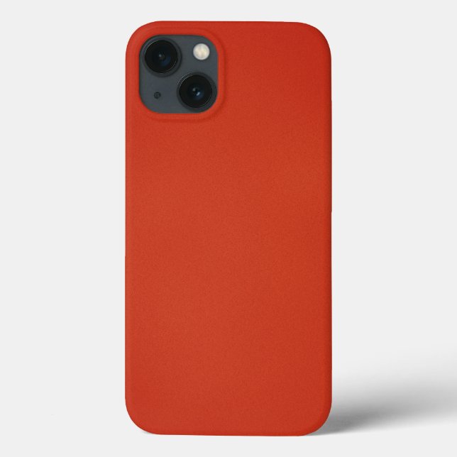 Modern Warm Red Grainy Texture Case-Mate iPhone Case (Back)