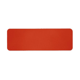 Modern Warm Red Grainy Texture Return Address Label
