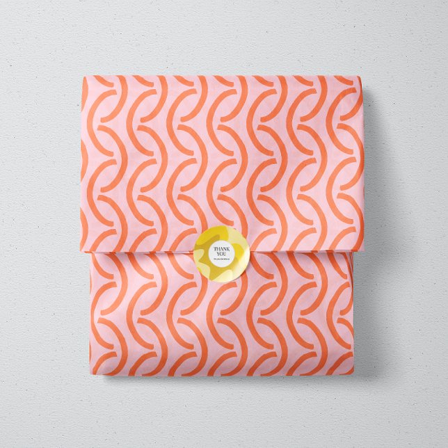 Modern Warped Chain Coral Tissue Paper (Creator Uploaded)