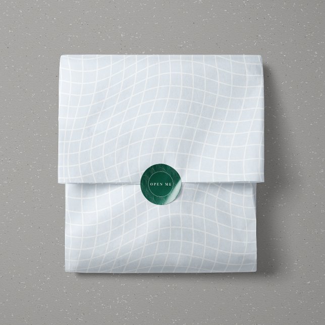 Modern Warped Grid | Minimalist Fluid Geometric Tissue Paper (Creator Uploaded)