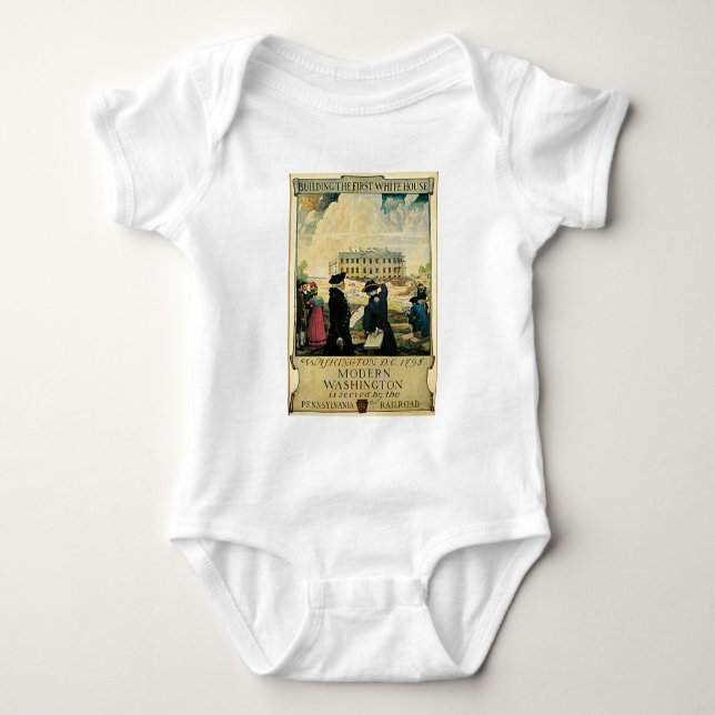 Modern Washington Baby Bodysuit (Front)