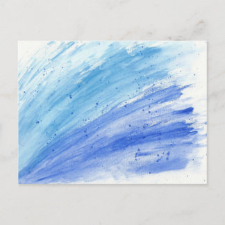 Modern Water Colour Splash Postcards