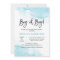 Modern Watercolor Blue BOY Oh BOY Baby Shower