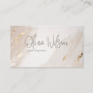 Modern Watercolor  Business Card