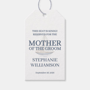 Modern Watercolor Coastal Seascape Wedding Gift Tags