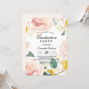 Modern Watercolor Colourful Beauty Frame Invitation