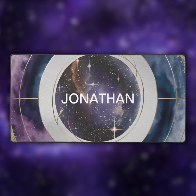 Modern Watercolor Cosmos Desk Mat (Creator Uploaded)