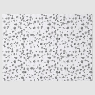 Modern Watercolor Dalmatian Spot Pattern Tissue Paper