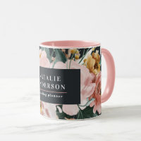 Modern watercolor floral and foliage elegant
