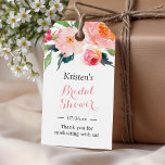 Modern Watercolor Floral Decor Bridal Shower Favou Gift Tags<br><div class="desc">Modern Watercolor Floral Decor Bridal Shower Favour Thank You Gift Tag Template. 
(1) For further customisation,  please click the "customise further" link and use our design tool to modify this template. 
(2) If you need help or matching items,  please contact me.</div>