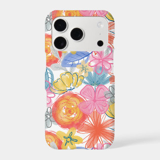 Modern Watercolor Floral Pattern 