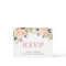 Modern Watercolor Floral Wedding RSVP Postcard