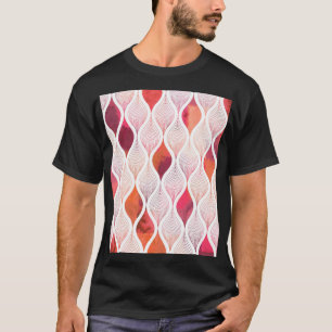 Modern watercolor leafs, seamless pattern. T-Shirt